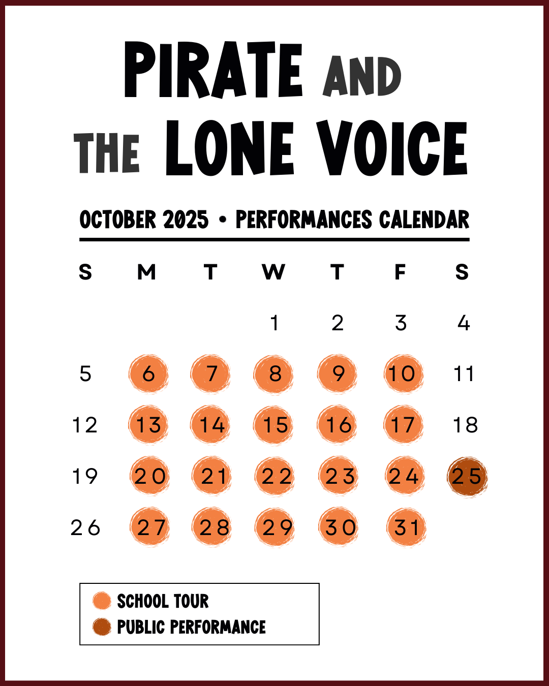 Pirate Calendar Graphic No Background